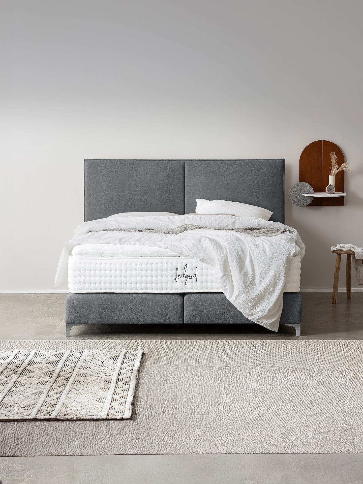 Boxspringbett Bouclé BARI