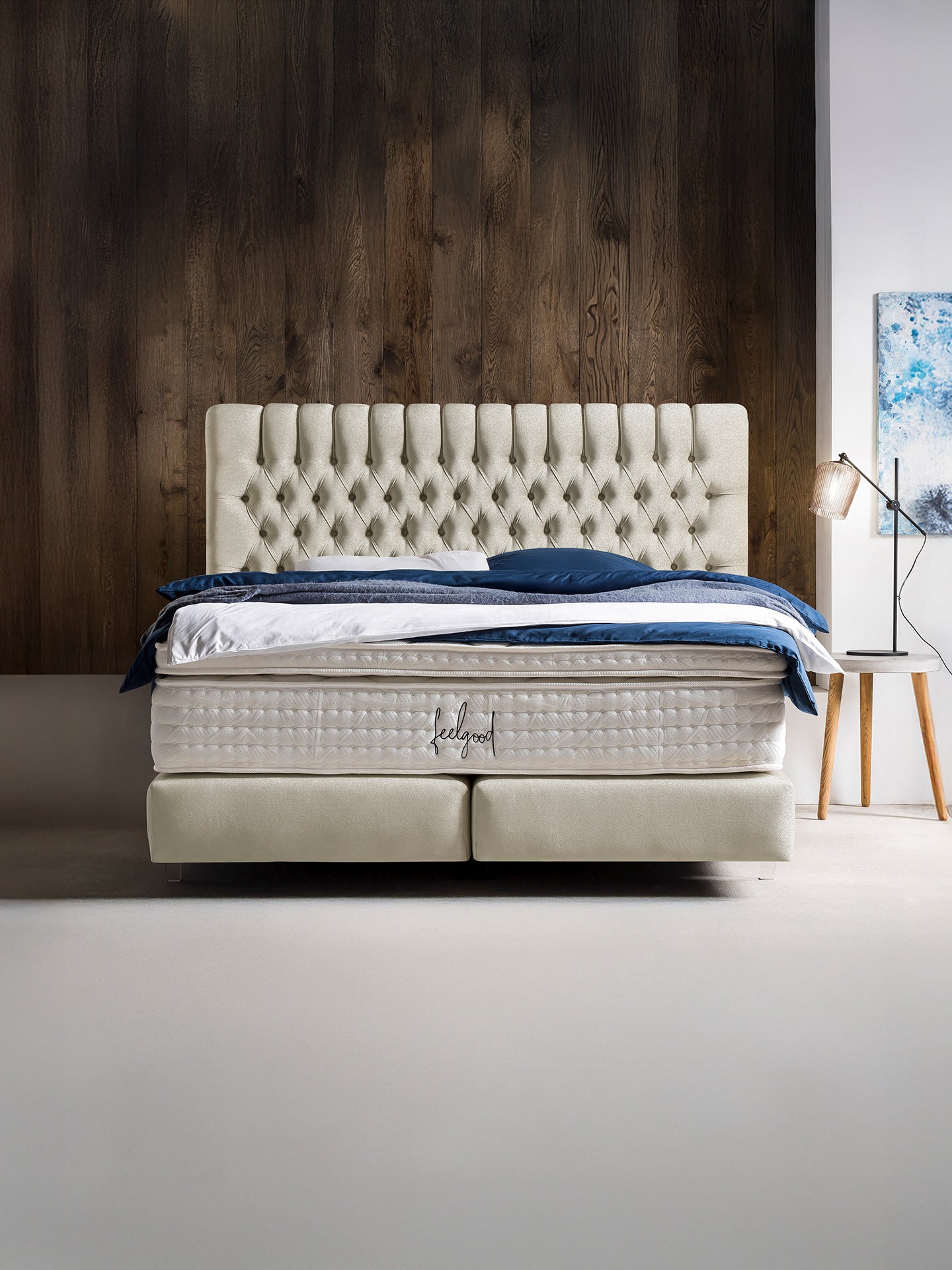 Boxspringbett Samt CHESTER