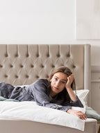 Velours Bett mit Stauraum Taupe FLORIDA BettCo Boxspringbetten