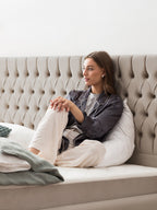 Velours Bett mit Stauraum Taupe FLORIDA BettCo Boxspringbetten