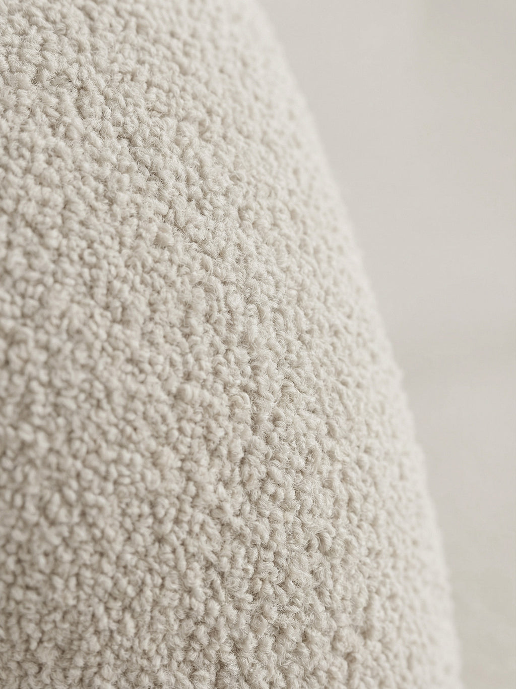 Teddy-Bouclé Boxspringbett Creme BARI