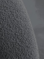 Teddy-Bouclé Bett mit Stauraum Dunkelgrau London