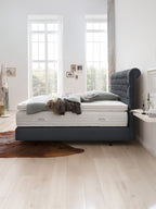 Webstoff Boxspringbett Anthrazit CHESTER