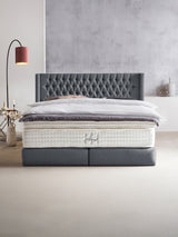 Webstoff Boxspringbett Anthrazit FLORIDA