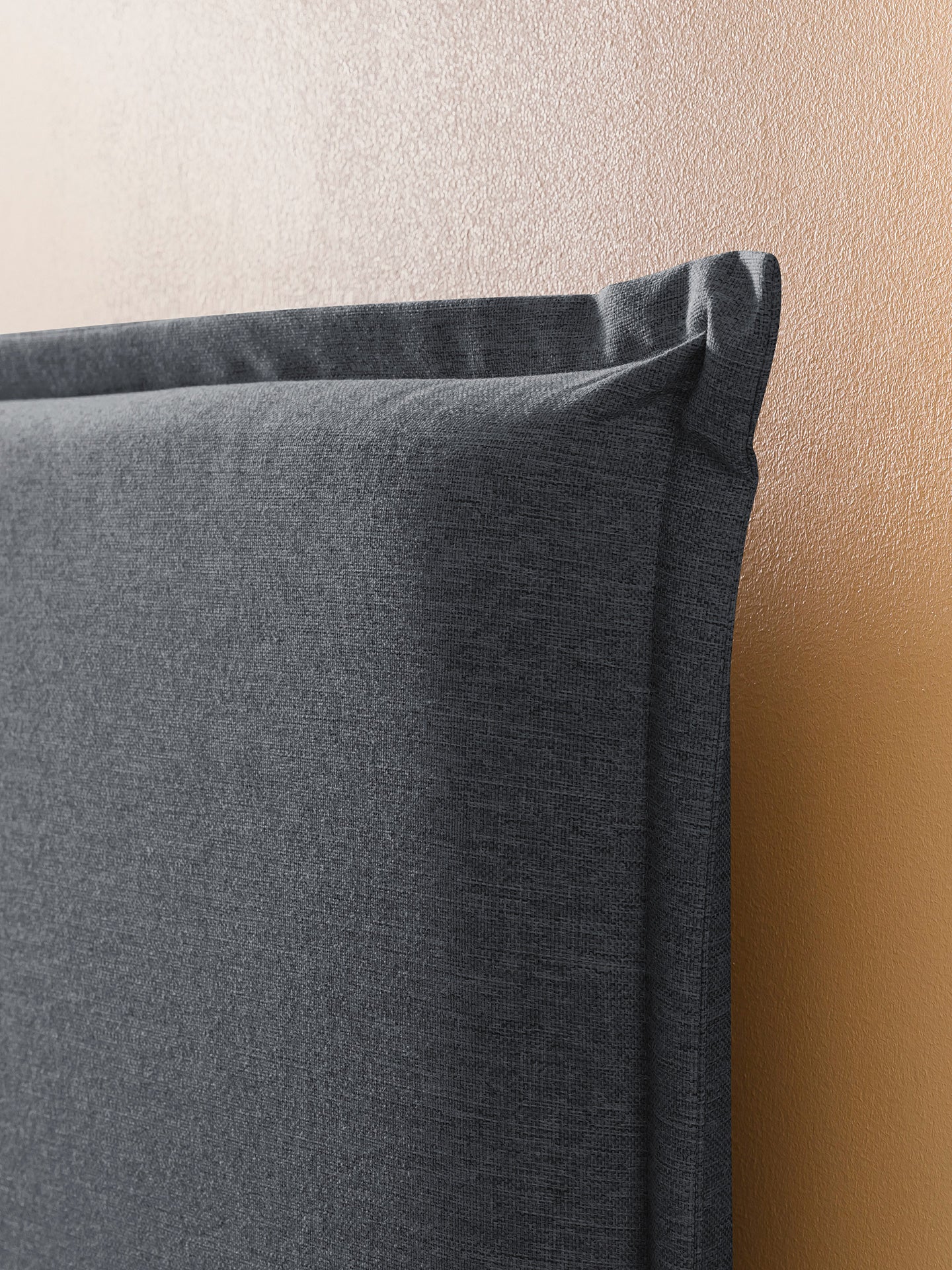 Webstoff Boxspringbett Anthrazit LONDON