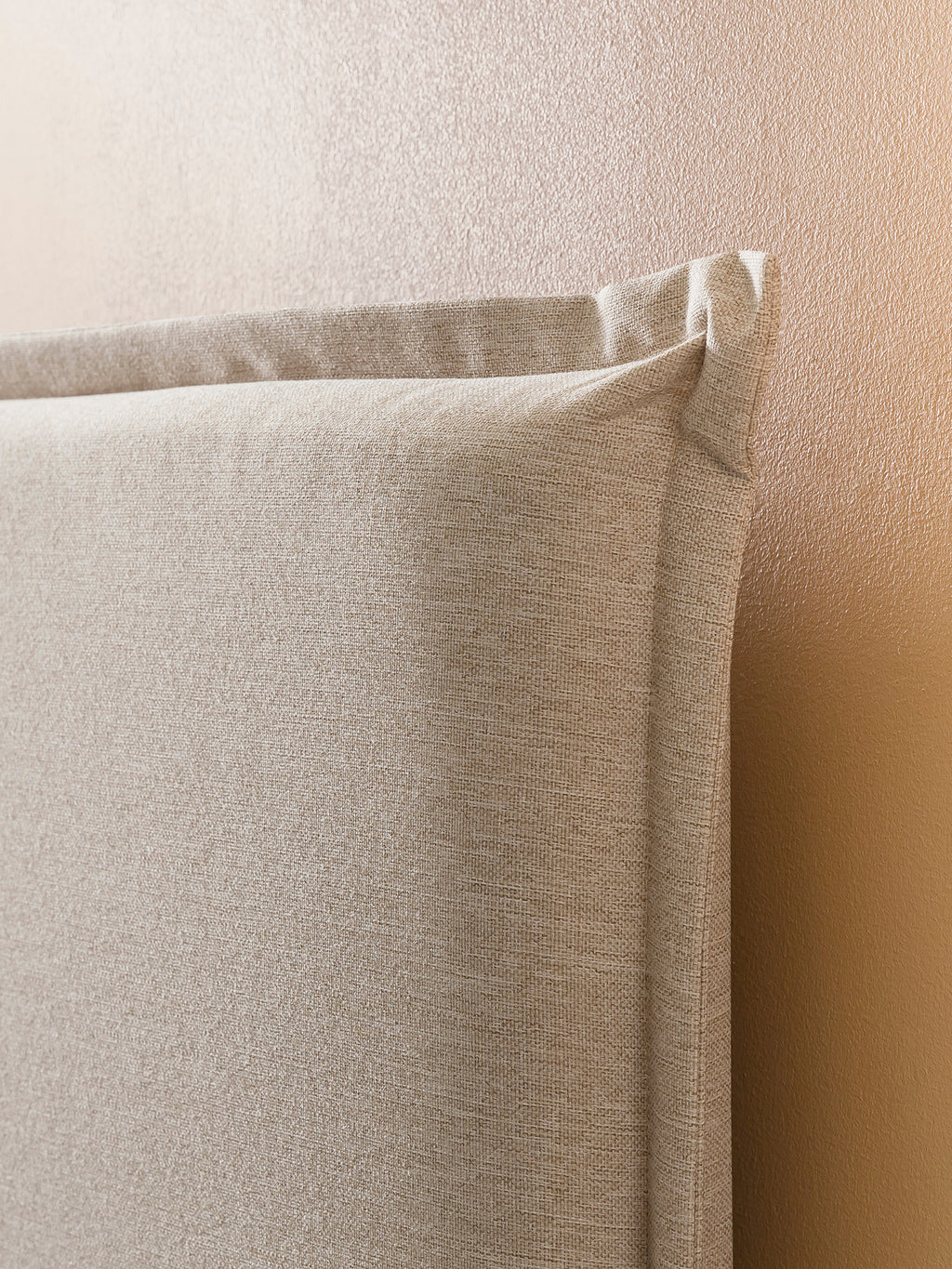 Webstoff Boxspringbett Beige LONDON