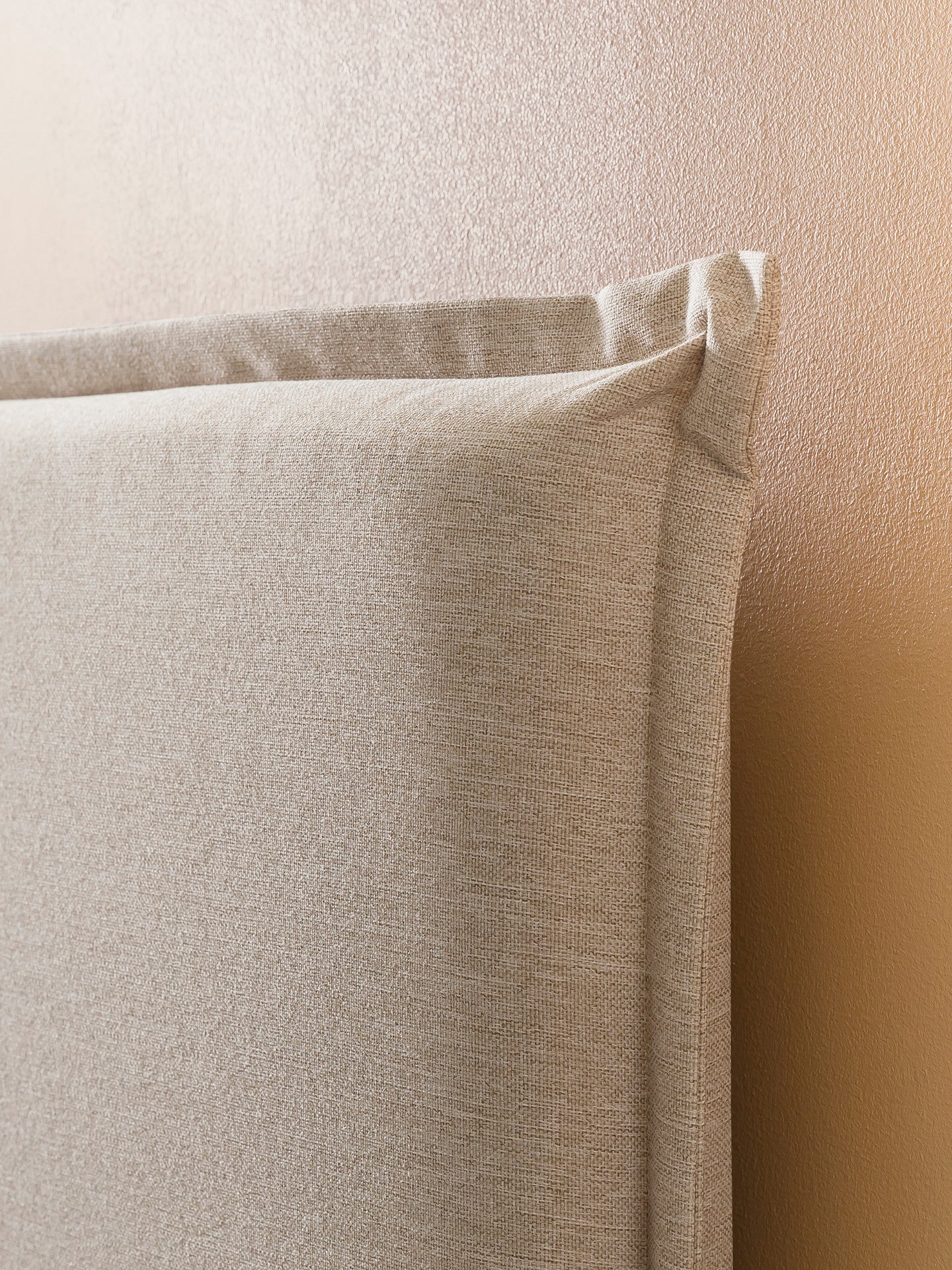 Webstoff Boxspringbett Beige LONDON