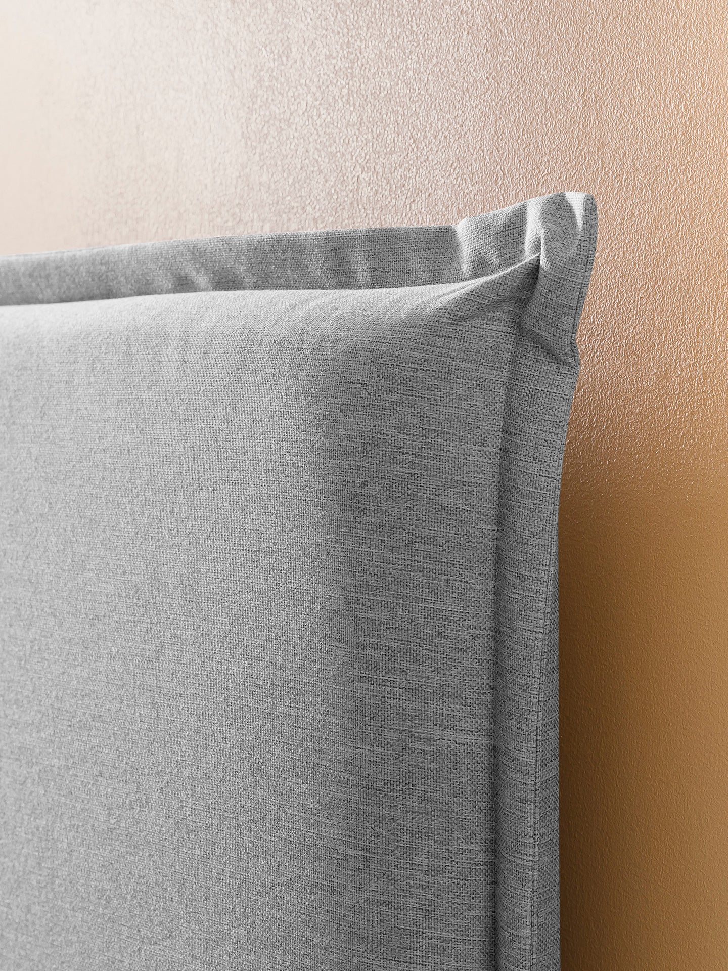 Webstoff Boxspringbett Hellgrau LONDON