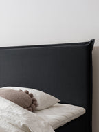 Samt Boxspringbett mit Stauraum Schwarz LONDON