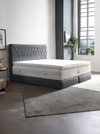 Webstoff Boxspringbett Anthrazit LYON