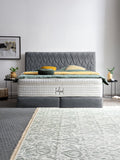Webstoff Boxspringbett Anthrazit LYON