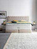 Webstoff Boxspringbett Beige LYON