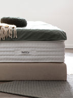 Webstoff Boxspringbett Beige LYON