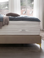 Samt Boxspringbett Beige MAISON