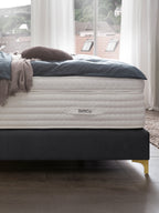 Samt Boxspringbett Dunkelgrau MAISON