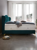 Samt Boxspringbett Petrol MAISON