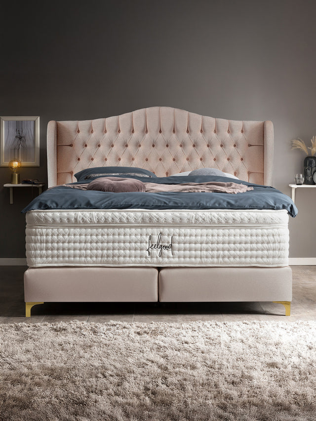 Samt Boxspringbett Rose MAISON