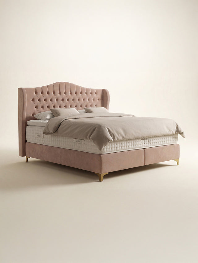 Samt Boxspringbett Rose MAISON