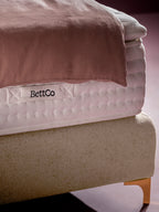 Teddy-Bouclé Boxspringbett Creme MAISON Special Edition