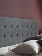 Samt Boxspringbett Dunkelgrau MILANO