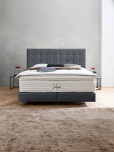 Webstoff Boxspringbett Anthrazit MILANO
