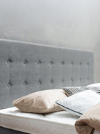 Samt Boxspringbett mit Stauraum Dunkelgrau MILANO
