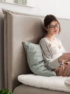 Velours Boxspringbett mit Stauraum Taupe LONDON