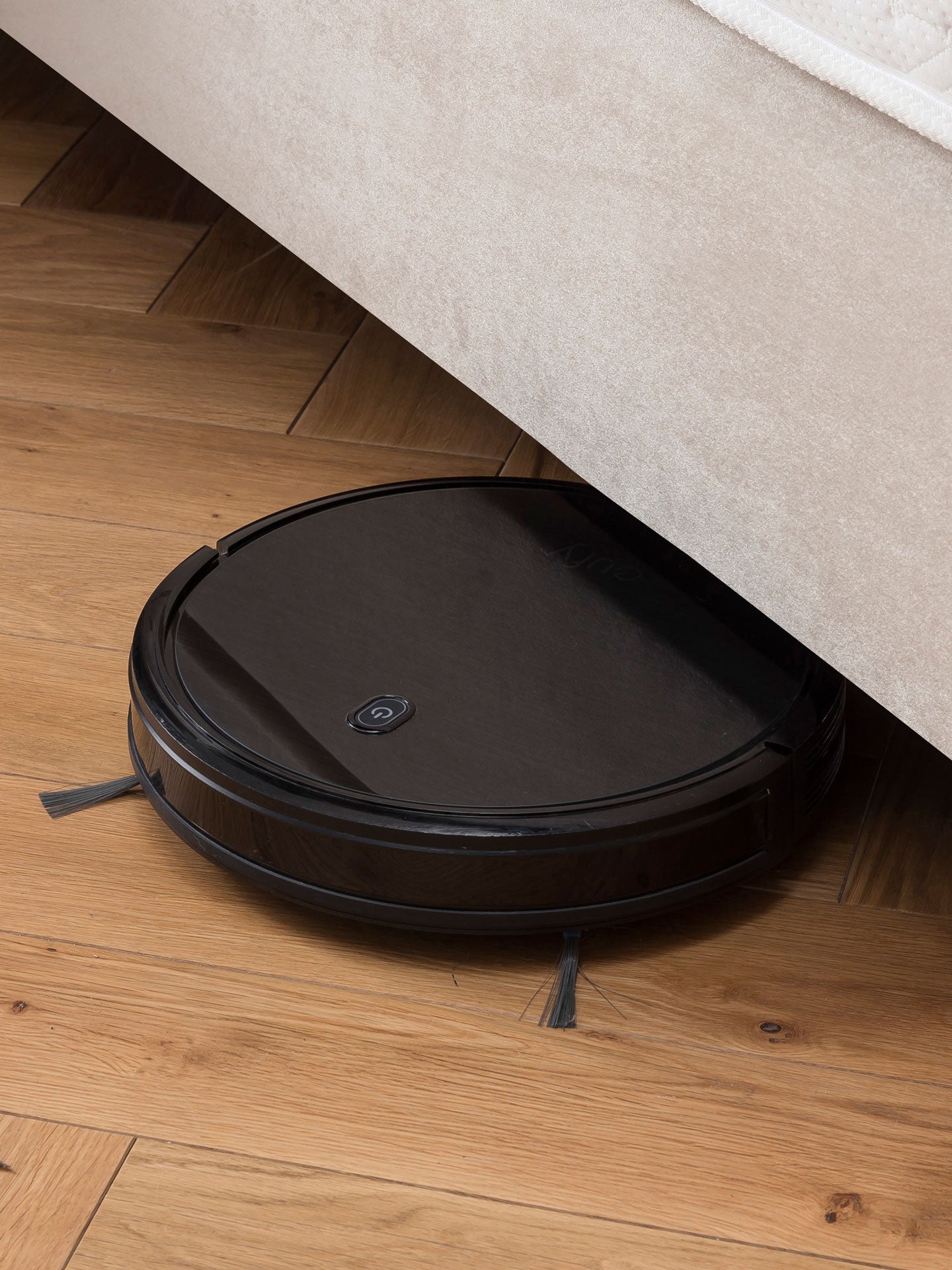 Samt Boxspringbett Beige LONDON