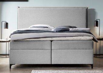 Alternative view of Boxspringbett mit Bettkasten London in Webstoff