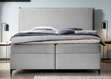 Alternative view of Boxspringbett mit Bettkasten London in Webstoff