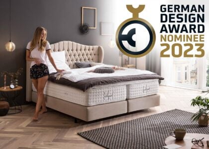 Boxspringbett Maison in Webstoff