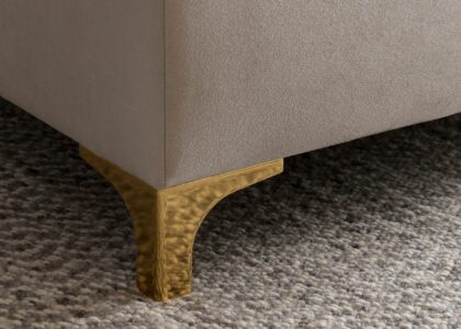 Fuß in Goldoptik für Boxspringbetten