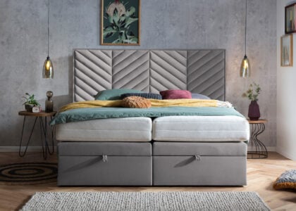 Alternative view of Boxspringbett mit XXL Bettkasten Mona in Samt