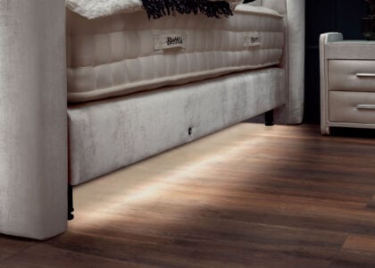 Luxus Boxsprıngbett Saılor ın Velvet Creme