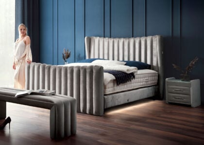 Luxus Boxsprıngbett Saılor ın Velvet Platin