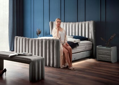 Luxus Boxsprıngbett Saılor ın Velvet Platin