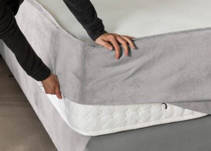 Bettbezug in Samt - Matratzencover